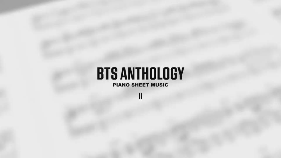 防弾少年団(BTS) - BTS  anthology  piano sheet music ２冊 MERCH] BTS 'Anthology' Piano Sheet Music — US BTS ARMY