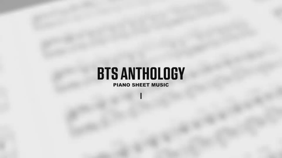 BTS Piano Sheet Music ANTHOLOGY Ⅰ〜Ⅳセット MERCH] BTS 'Anthology' Piano Sheet Music — US BTS ARMY